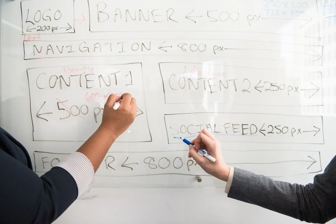 Close-up of various marketing documents on a desk, perfect for business and strategy discussions.